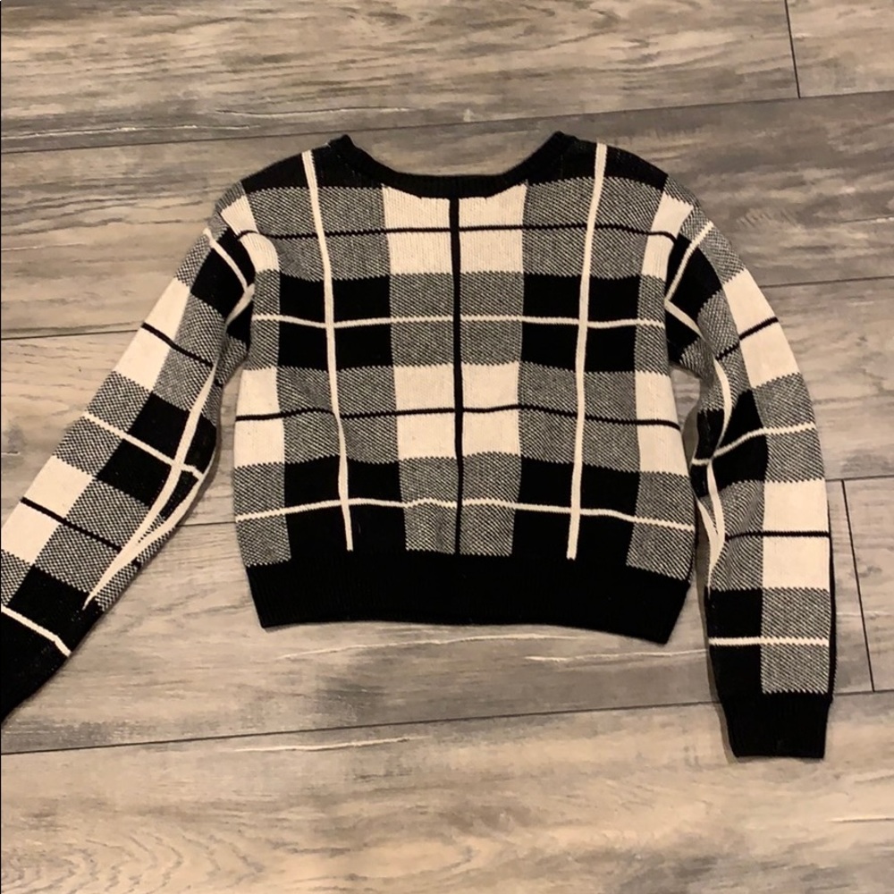 Plaid crop top. Vintage